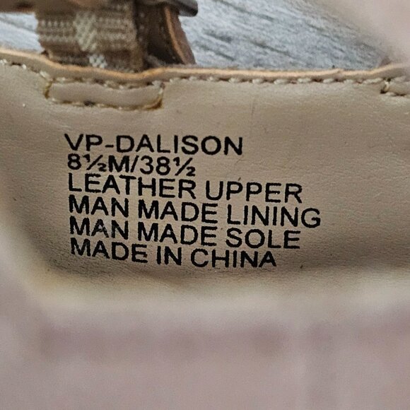 VINCE CAMUTO Dalison Leather Suede Strappy Buckle Chunky Heel Pump Blush Rose - Picture 10 of 14